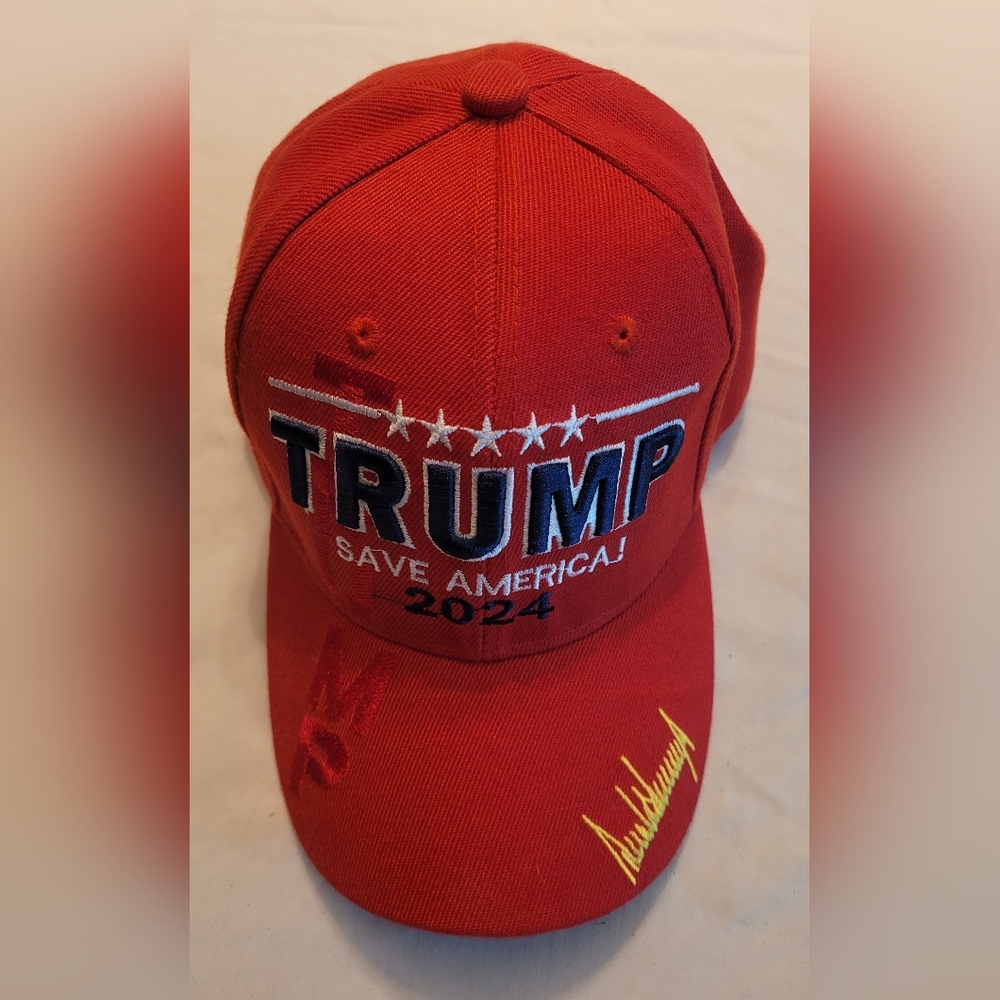 Red 2024 Embroidered Cap